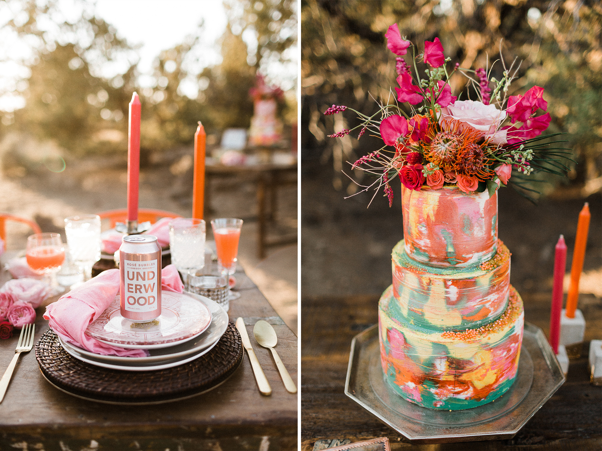 colorful-cake-hot-pink-and-orange