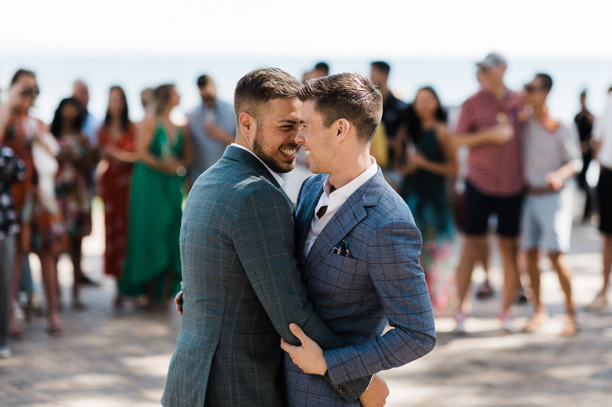 grooms-first-dance-gay-wedding-olowalu-plantation-maui