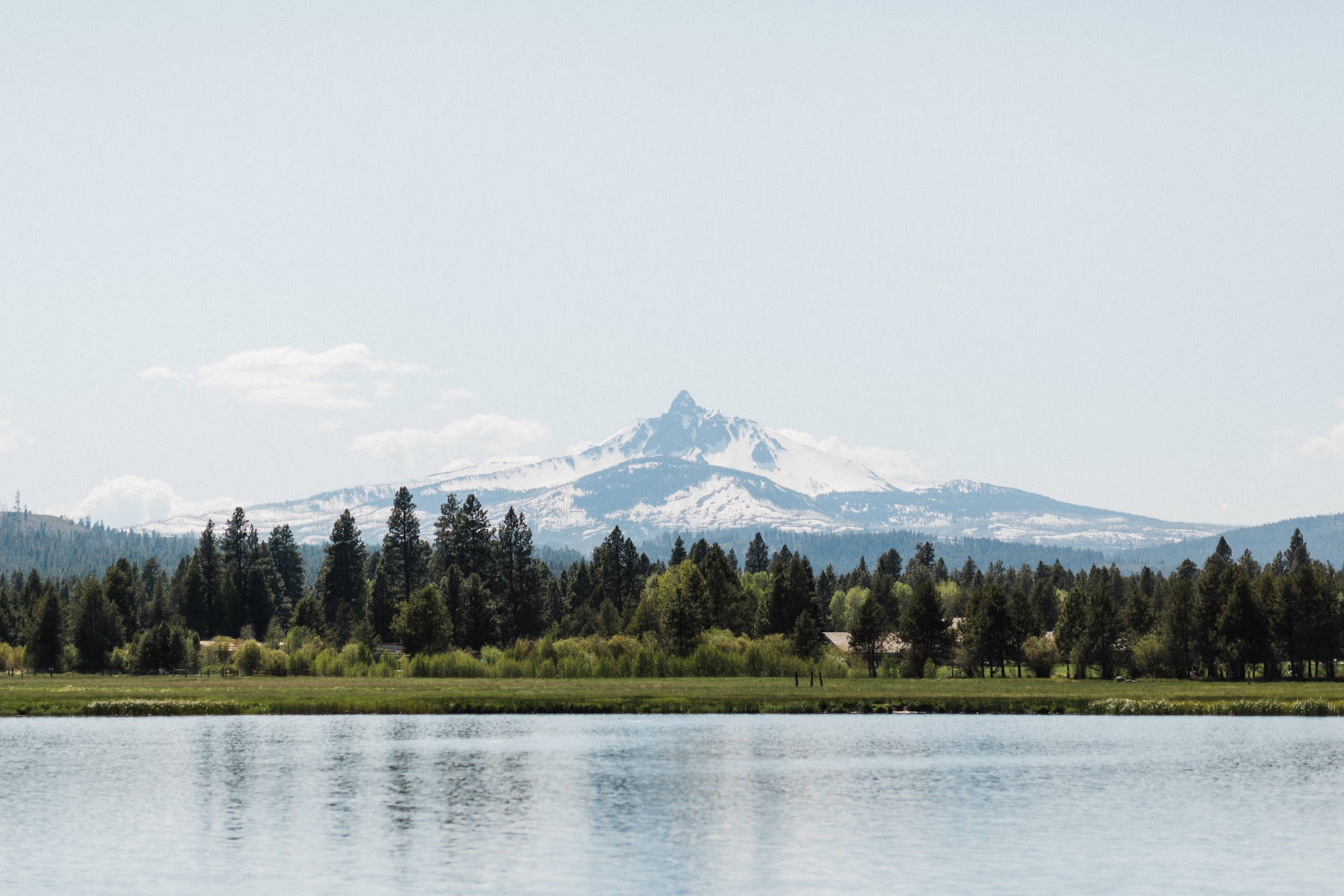 Mountain and lake views from Black Butte Ranch 